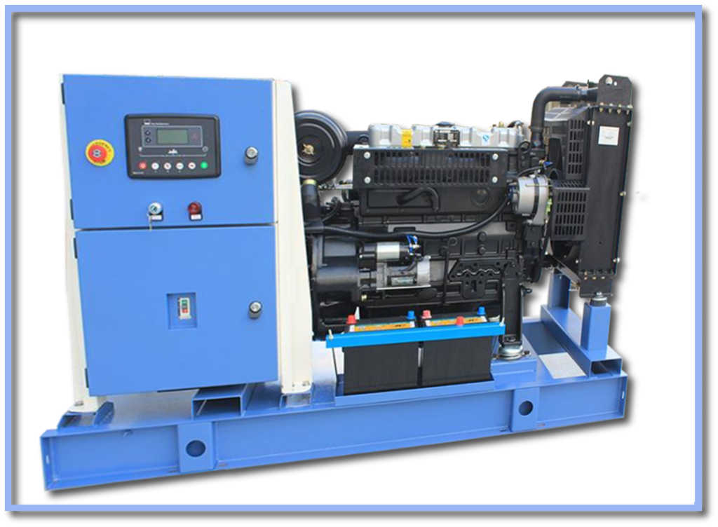 Agregat prądotwórczy otwarty